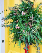Load image into Gallery viewer, Wild Christmas Wreath Workshop Thursday 3rd December 6pm